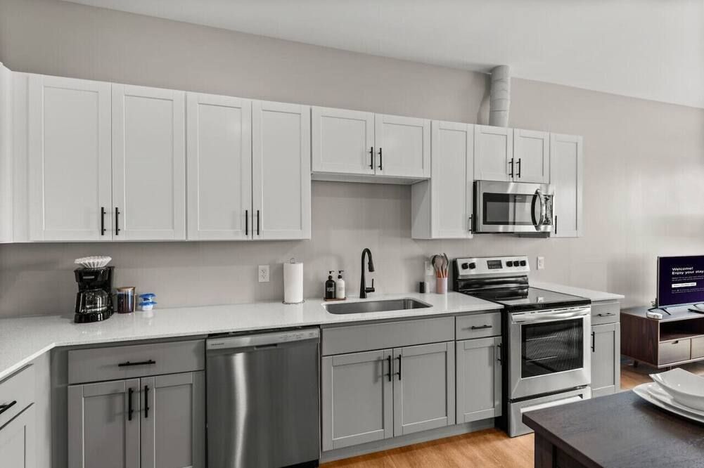 Bright 1bdr | Cleveland Clinic | Free Garage - קליבלנד - מטבח