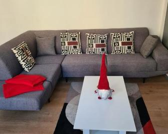 Appartement avec parking 50 m de la mer - La Panne - Salon