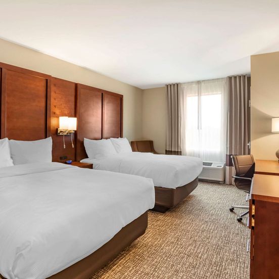 Bedroom view of Comfort Inn and Suites