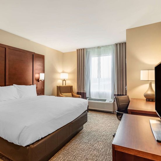 Bedroom view of Comfort Inn and Suites