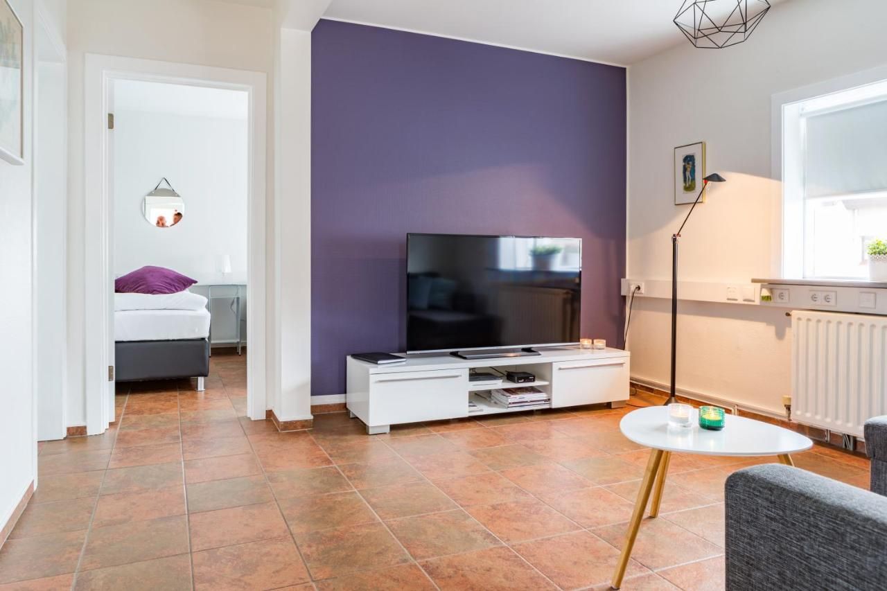 Living room view of Casablanca Apartments