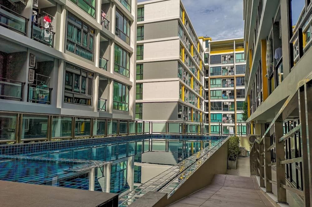 New Condo Pool & Gym near Fashion Island Mall - בנגקוק - בריכה