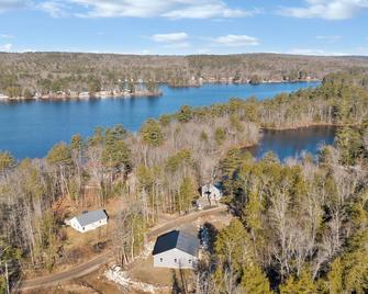 Little Sebago Lake Home with Boat Slip - Gray
