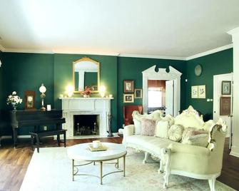 Historic Mill Estate on River - Flat Rock - Living room