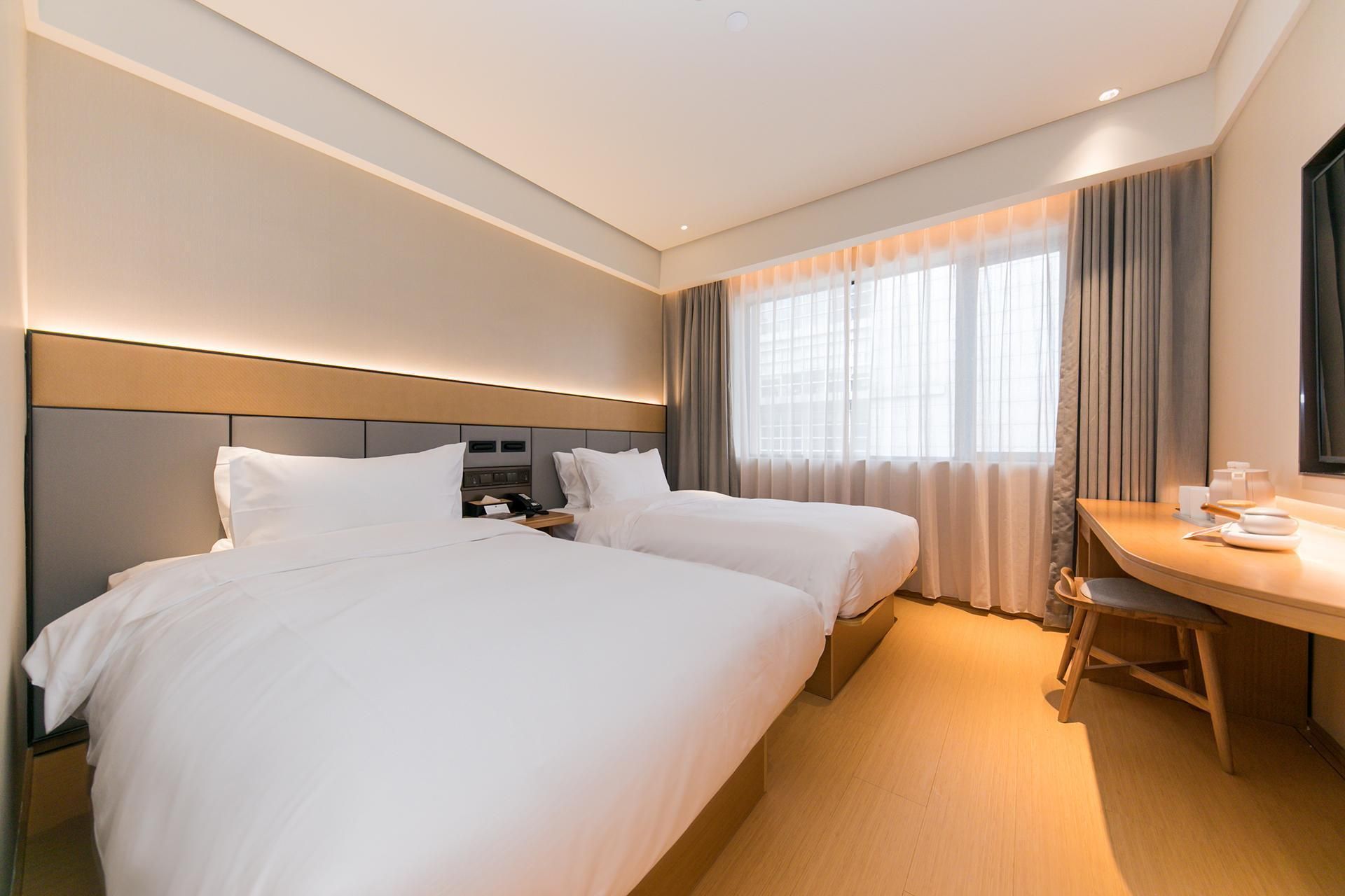 Ji Hotel Shanghai Xujiahui Branch - شنغهاي - غرفة نوم