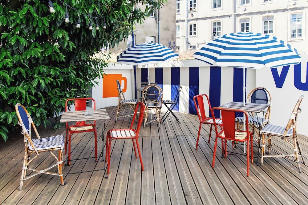 ديماين أوتل آند كونسيرجيري - نانت - شرفة مرصوفة