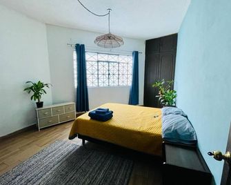 Experience comfort at our lovely 1-bed apartment near Foro Sol in Mexico City - מקסיקו סיטי - חדר שינה