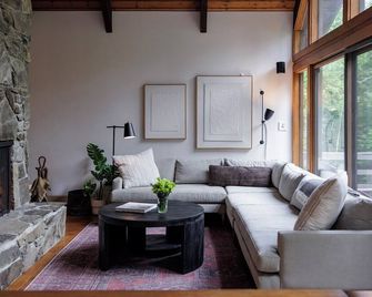 Modern cabin oasis close to Stratton, Okemo, Bromley and Magic - Weston - Living room