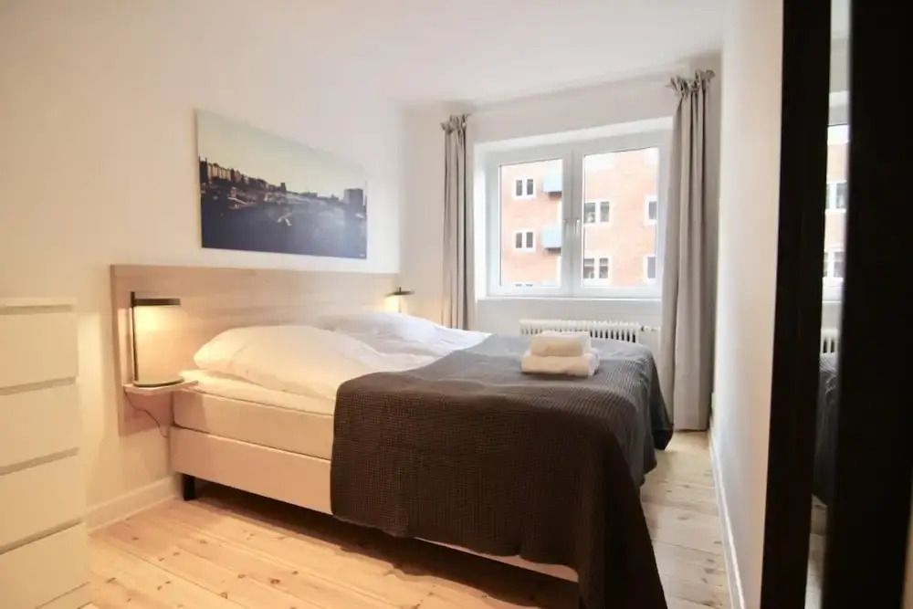 Great Refurbished 2-bed in Amager Island - Copenhague - Habitación
