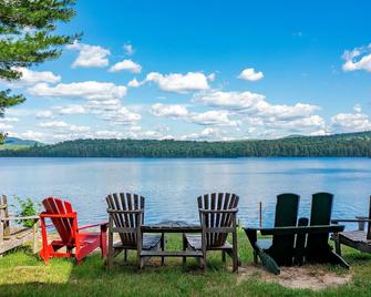 Historic Adirondack Lakeside Retreat ~ 1,000 Feet Of Beautiful Waterfront - Tupper Lake - Patio