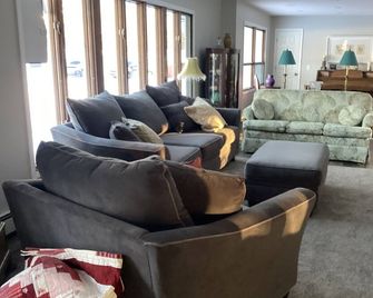 Newly renovated, large home, private, wooded area, beautiful river, pet friendly - Alpena - Soggiorno
