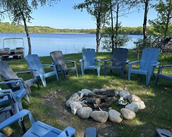 Private Lake Home, Game Room & Pontoon Rental on Keewahtin Lake - Forest Lake - Patio