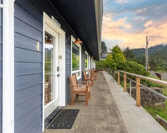 Ocean Cove Inn #2 - Ocean View - Yachats - Balkon