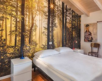 Villa in the vineyards overlooking the mountains - Rovereto - Спальня