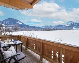 Holidays at the organic farm to relax and recharge your batteries - Kirchdorf in Tirol - Balcony