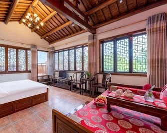 Yupingge·Long history Viewing Huizhou Design Homestay (Hongcun Pingshan Scenic Area) - Huangshan - Sypialnia