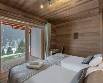 Chalet 8 pers - modern, close to the centre and the slopes - Châtel - Chambre