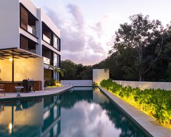 Luxury Modern Apartment In Hiden Natural Paradise - Akumal - Piscine