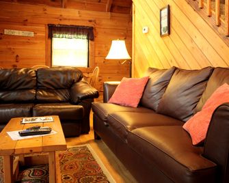 Laurel Cabin is romantic, cozy and all around perfect for couples! - Hico - Sala de estar