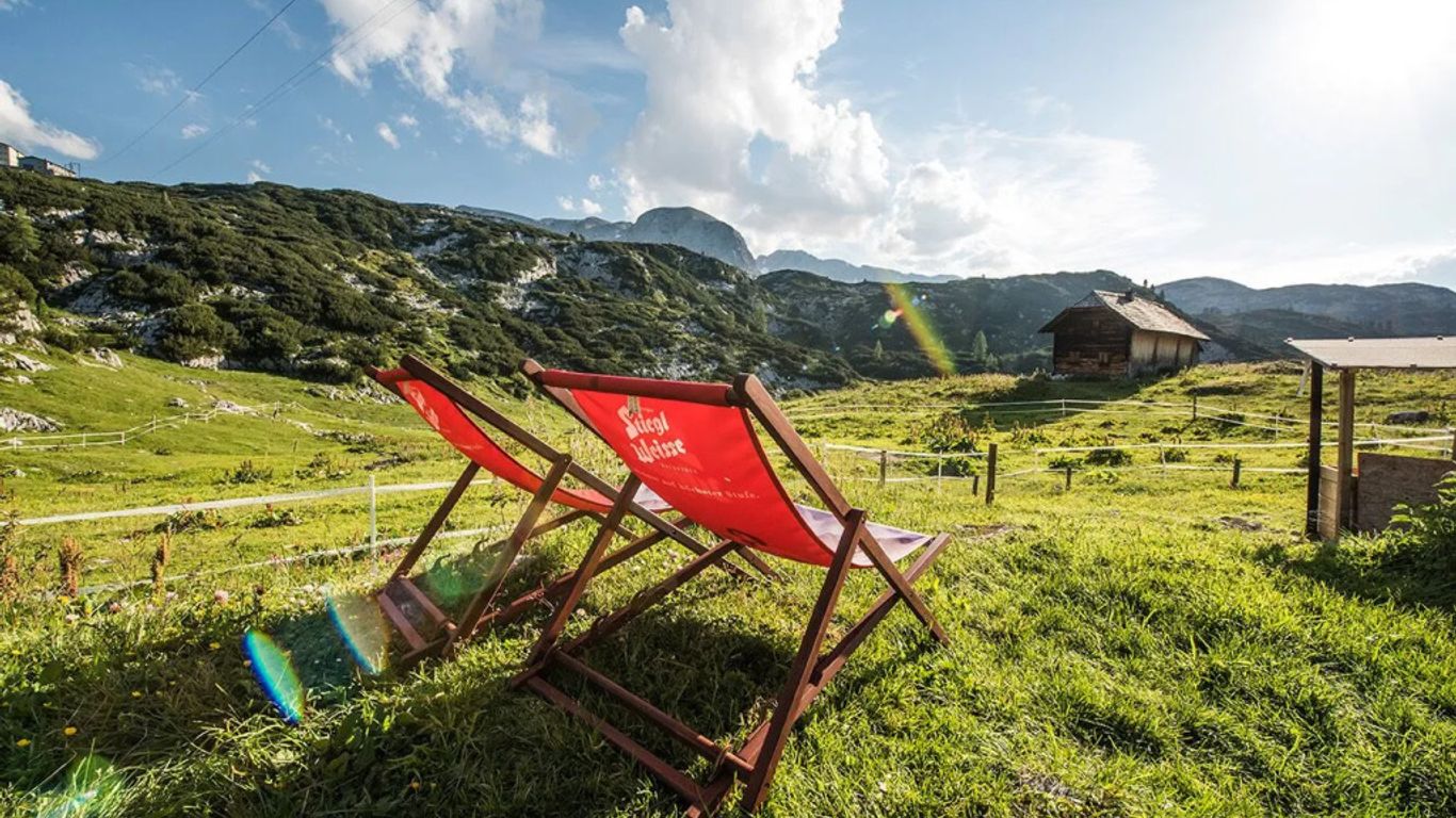 Gjaid-Alm 1739m am Dachstein-Only Accessible by Cable Car