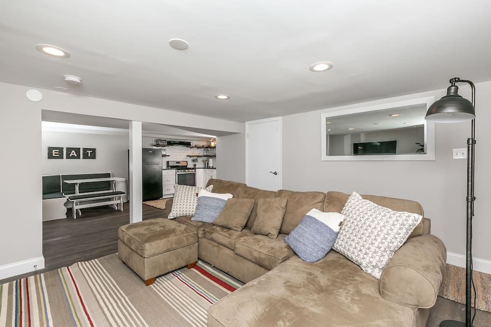 Living room view of Private Suite Full of Style & Comfort