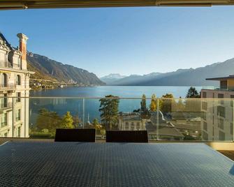 Luxury Penthouse in Montreux City with Lake View by GuestLee - Montreux - Balcon