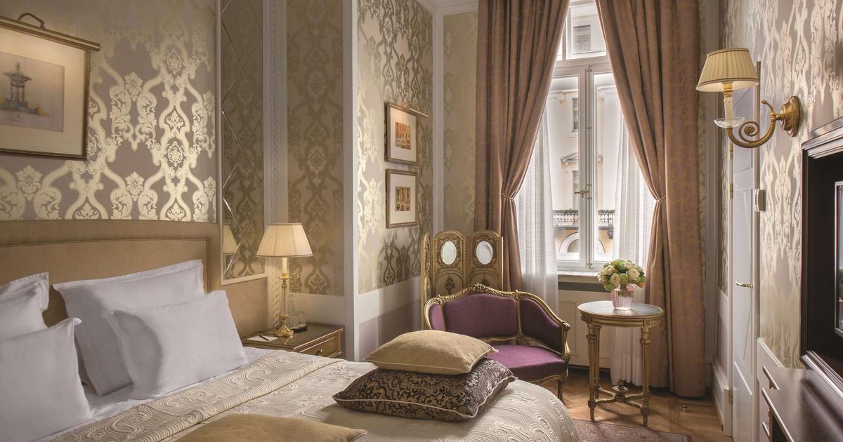 Historic Rooms at the Belmond Grand Hotel Europe in St. Petersburg