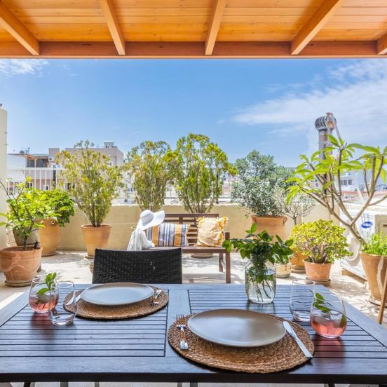 Balcony view of Doma Rooftop Apartment