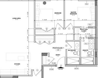 Luxury 2br Penthouse Apt in Central Halifax - Halifax - Floorplan