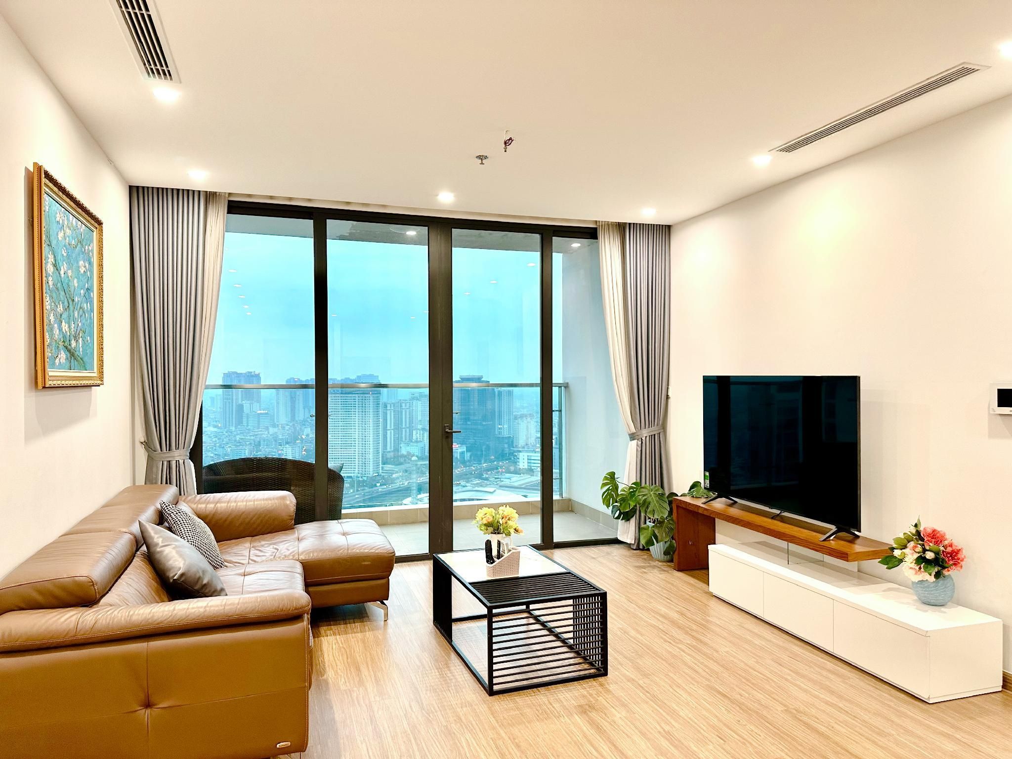 Luxury Apartment Vinhomes Skylake 5min To Keangnam - هانوي - غرفة معيشة