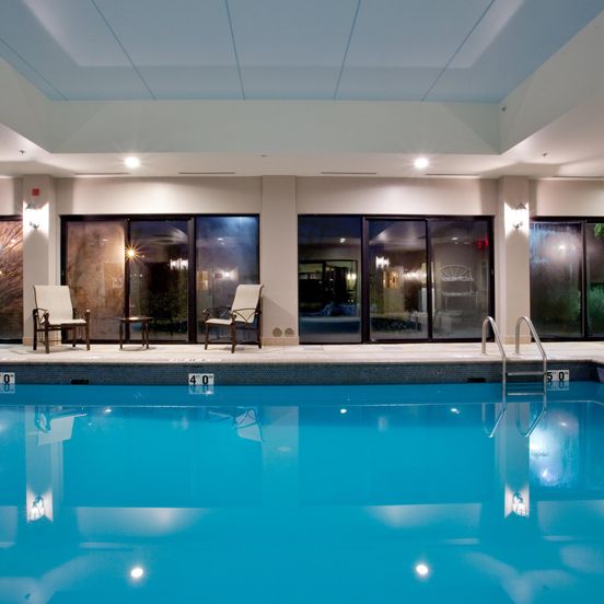 Pool view of Holiday Inn Express & Suites Newport News