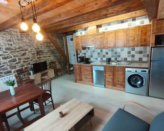Spacious 6-person apartment in village house close to skiing and hiking - Senegüé - Kitchen