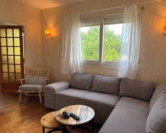 Vacation home—a central base for exploring northern Finistère, with the sea just 4 km away - Henvic - Living room