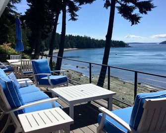 Magnificent Up-Close Waterfront 'Sunbright Le Reve' Premier Westside Orcas - Eastsound - Balkon