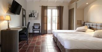 Hôtel Restaurant La Bergerie - Carcassonne - Camera da letto
