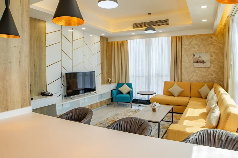 Platinum Coast Hotel Apartments - Fujairah - Pokój dzienny