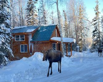 Moose Landing Cabin, Full Amenities Cabin tucked in the woods of Wasilla - Wasilla - Building