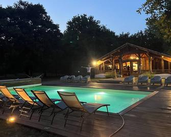 Happiness! Comfortable with jaccuzi surrounded by nature - Luxey - Piscine