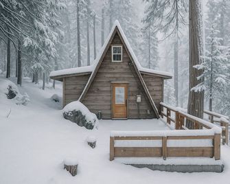 A-frame Escape Unique Stay W Comfort & Style - Shaver Lake