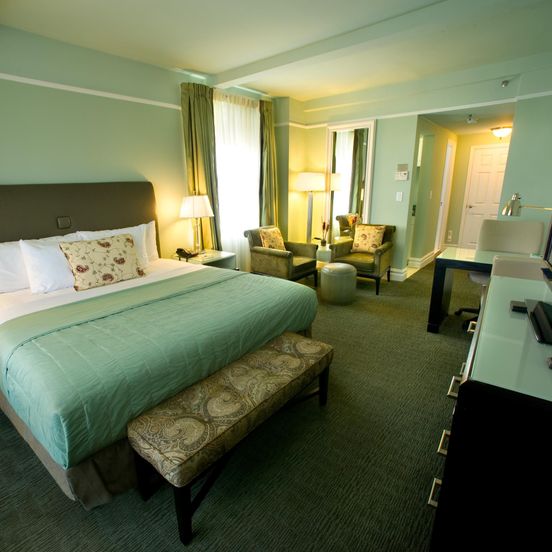 Bedroom view of Hotel Beacon