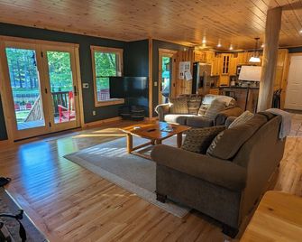 Bear Cabin Up North on Crooked River in Alanson, MI - Alanson - Living room