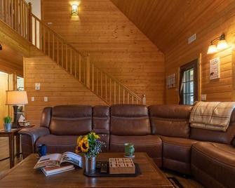 Deer View By Kabino Hot Tub Fire Pit Garage Roku Wifi Grill Fireplace - Island Park - Wohnzimmer