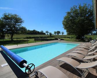 Heated pool, billiards, table tennis, table football, mountain biking, Badminton in the indoor room - Neuvy-Saint-Sépulchre - Piscina