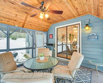 Charming Butternut Lake Getaway with Deck and Dock! - Park Falls - Patio