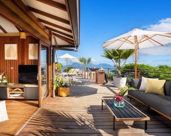 Villa Manuiti, balinese luxury home - private swim SPA, ocean view - OFYR BBQ - KoÏ pond - Punaauia - Balcon