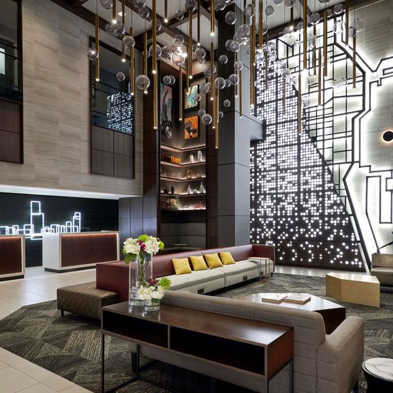 Lobby view of Hampton Inn & Suites Chicago-Downtown