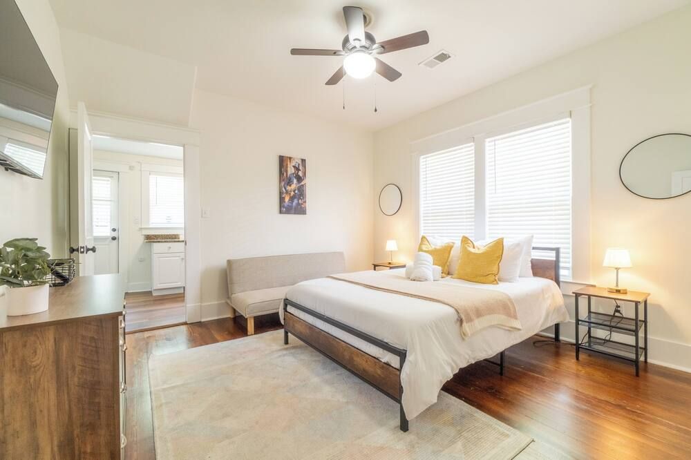 High Speed Internet-Coffee Bar-Large Private Yard-Cozy - ממפיס - חדר שינה