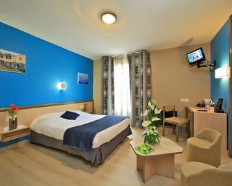 Hôtel Entre Terre et Mer - Beauvoir-sur-Mer - Schlafzimmer