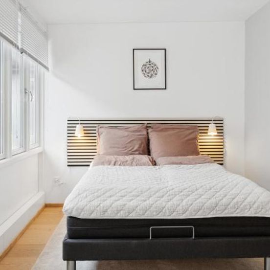 Central 3-bedroom apartment with a big terrace and fitness room – Aalborg