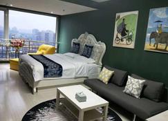 Tiandi Huadian Apartment Youlehui - Beijing - Bedroom